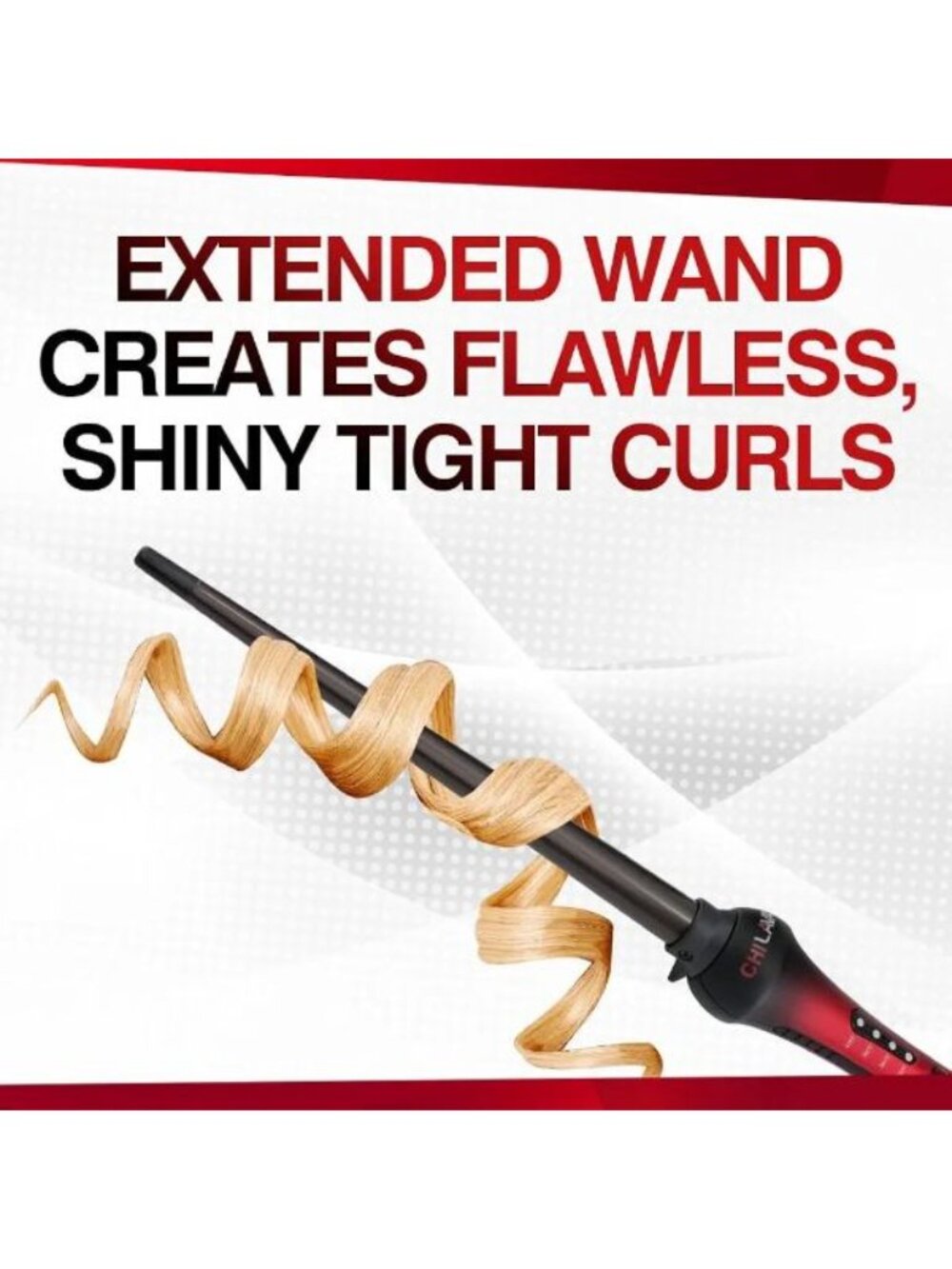 CHI Lava Tapered Curling Wand 3/8–3/4 Volcanic Ceramic Hair Styling Iron NIB - Picture 5 of 12